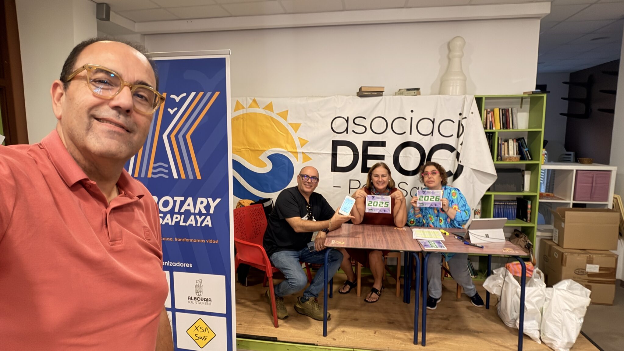 Entrega de dorsales de la 7K Rotary Port Saplaya 2026